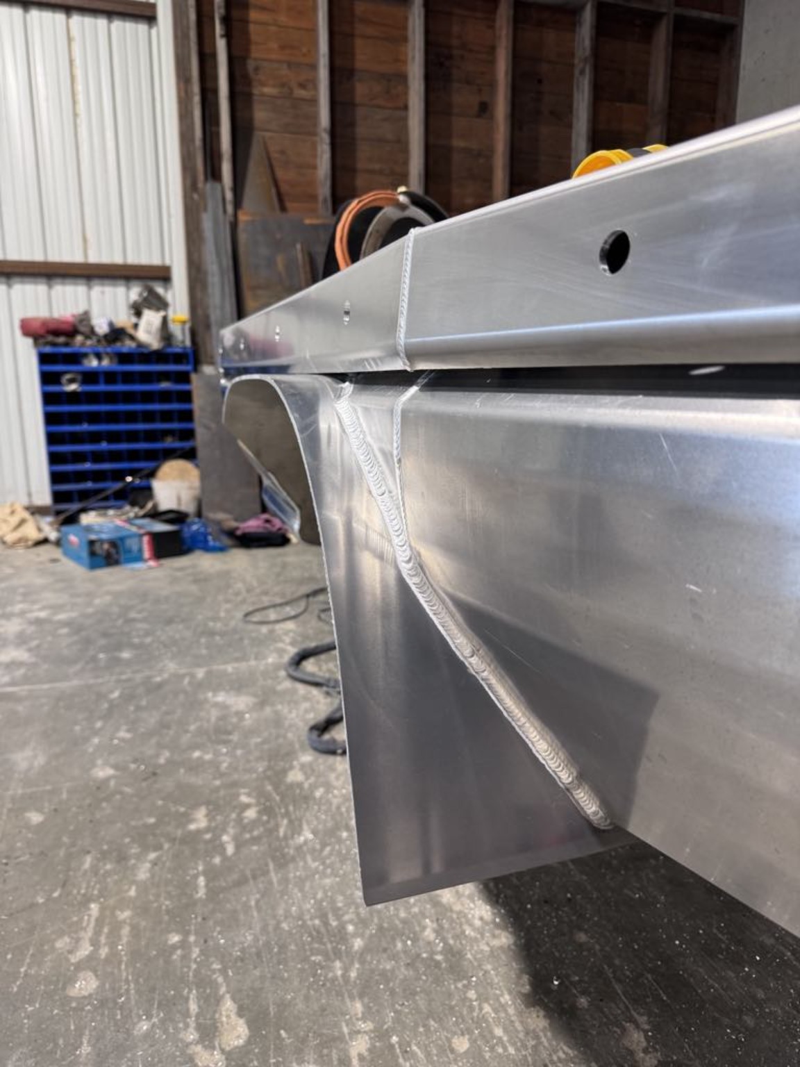 Aluminum fabrication and finish work